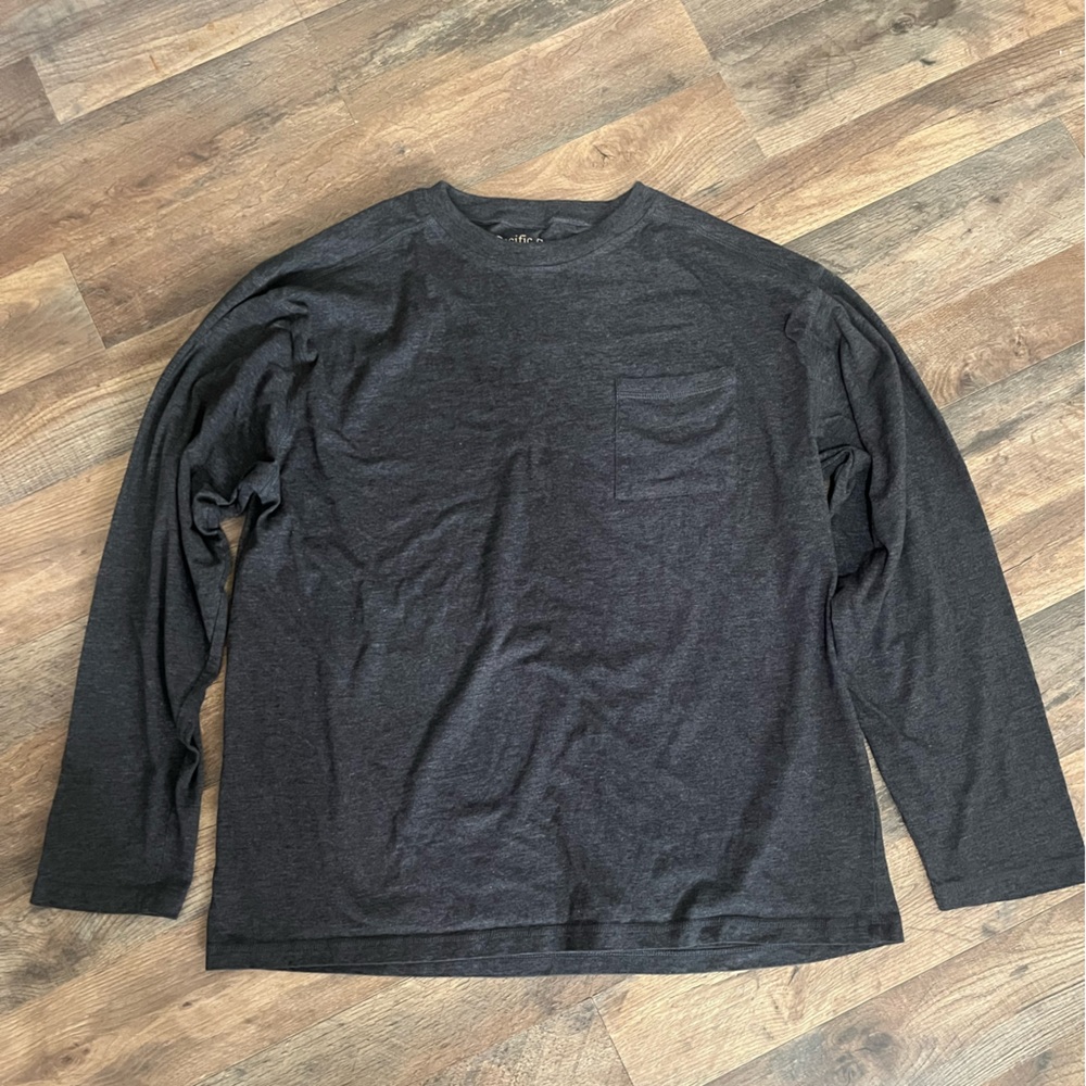 Charcoal Long Sleeve Tee